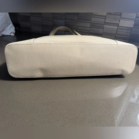 Gucci Vintage Leather Tote Bag Beige - Picture 6 of 12